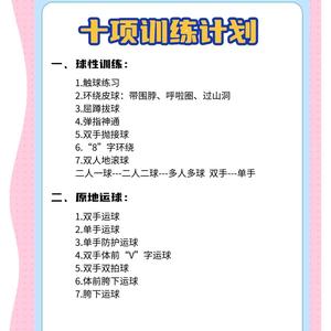 职业篮球球员如何规划个人训练时间:打造高效训练计划的秘诀